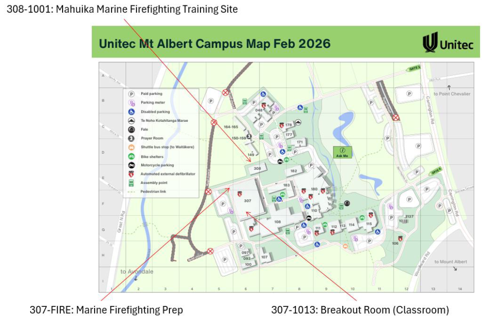 Unitec Mt Albert Campus Map